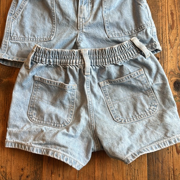 2 pairs girls old navy jean shorts/ size medium (8) - Picture 3 of 3